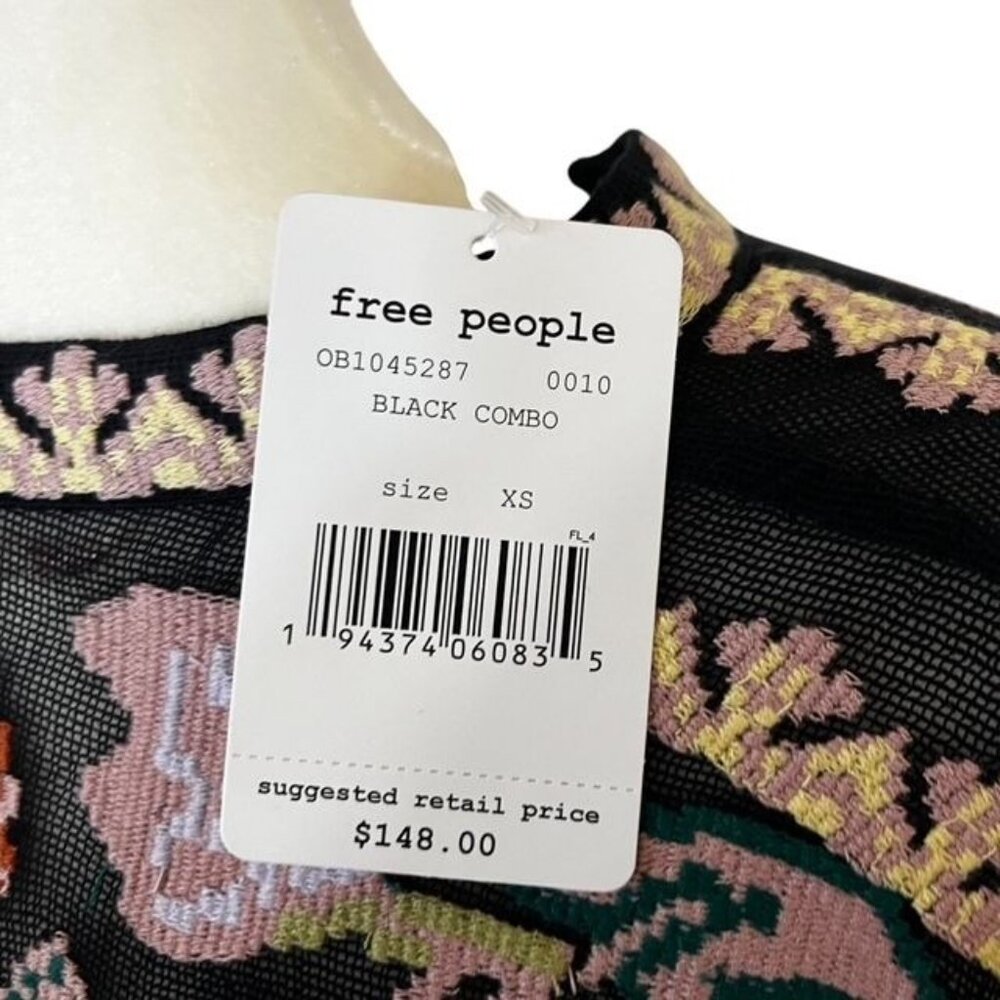 Free People Vivid Color Top New Size XS - Picture 8 of 11